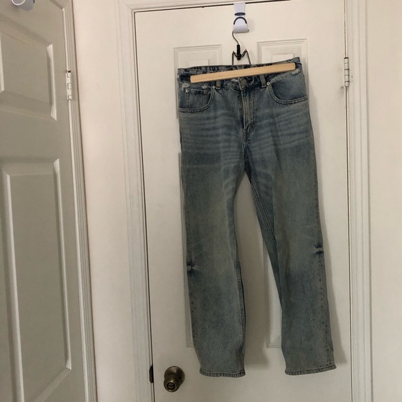 Rare Cheap Monday Revive Pixel Blue Jeans - Picture 5 of 6